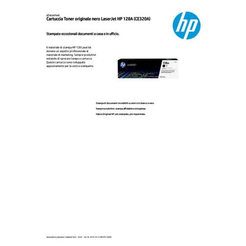Toner 128A HP nero  CE320A